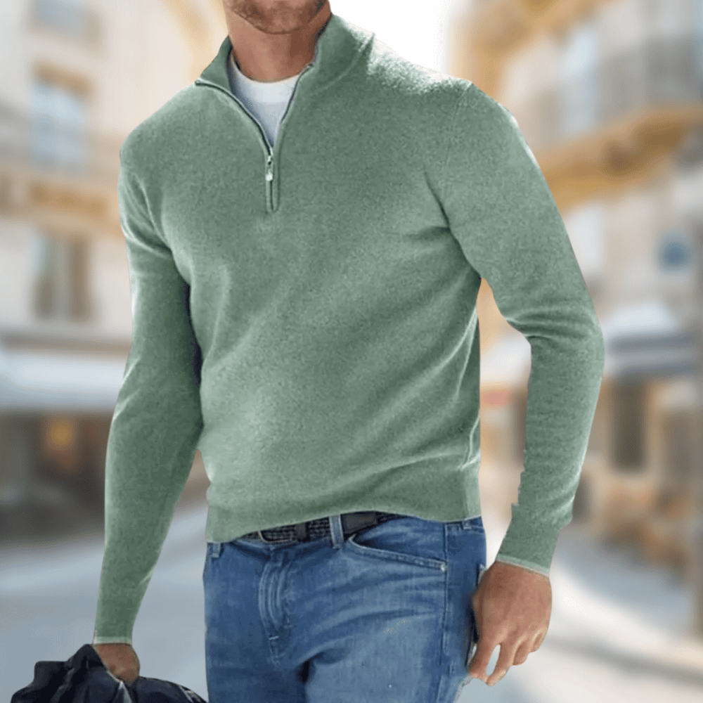 Lekki, oddychający sweter męski | Elegancki fason