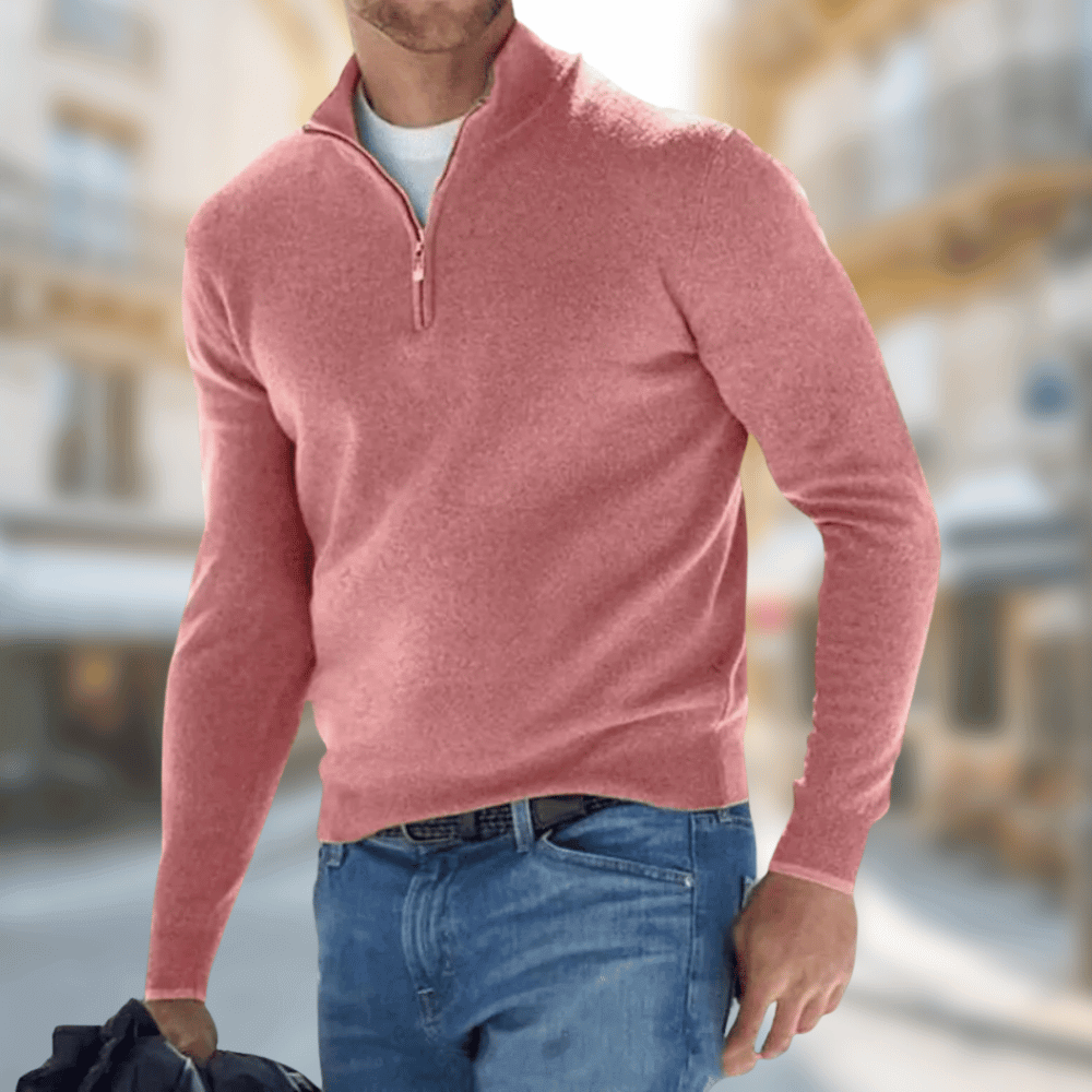 Lekki, oddychający sweter męski | Elegancki fason