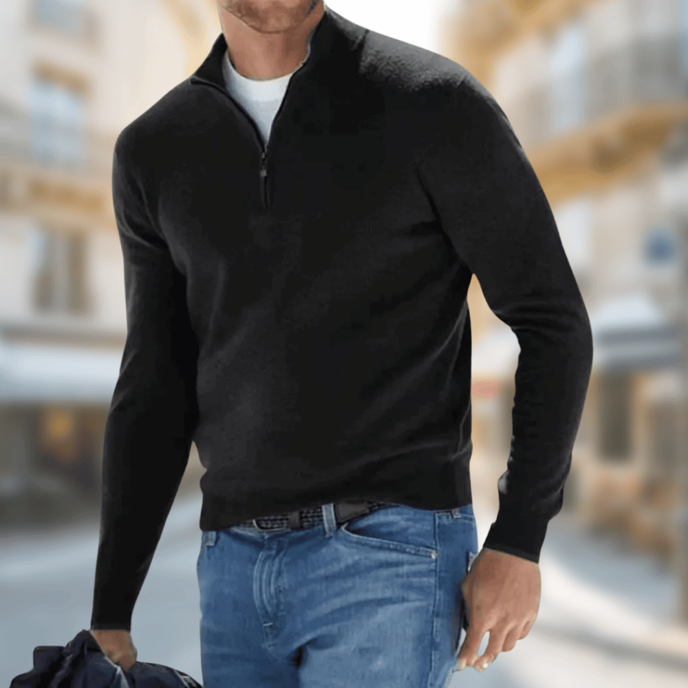 Lekki, oddychający sweter męski | Elegancki fason
