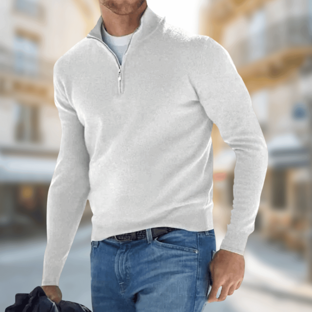 Lekki, oddychający sweter męski | Elegancki fason