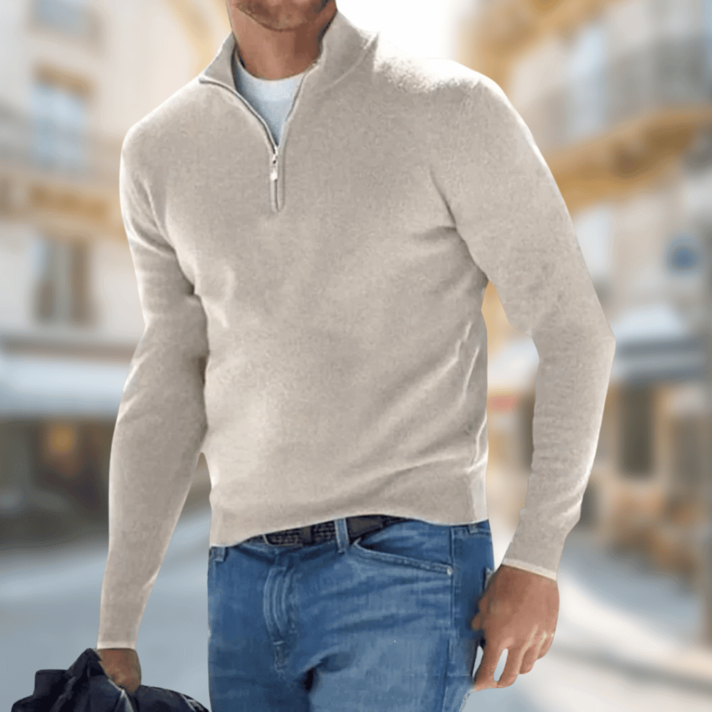 Lekki, oddychający sweter męski | Elegancki fason