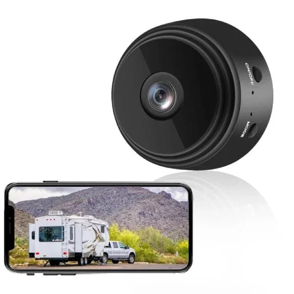 Full HD bezdrôtová cúvacia kamera pre obytné vozidlá, nákladné vozidlá a prívesy s nočným videním a 360° otočným držiakom