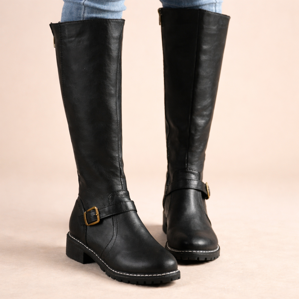 Elysia | Women's Black Boots – Elegant, Comfortable & Versatile Leather Design 5