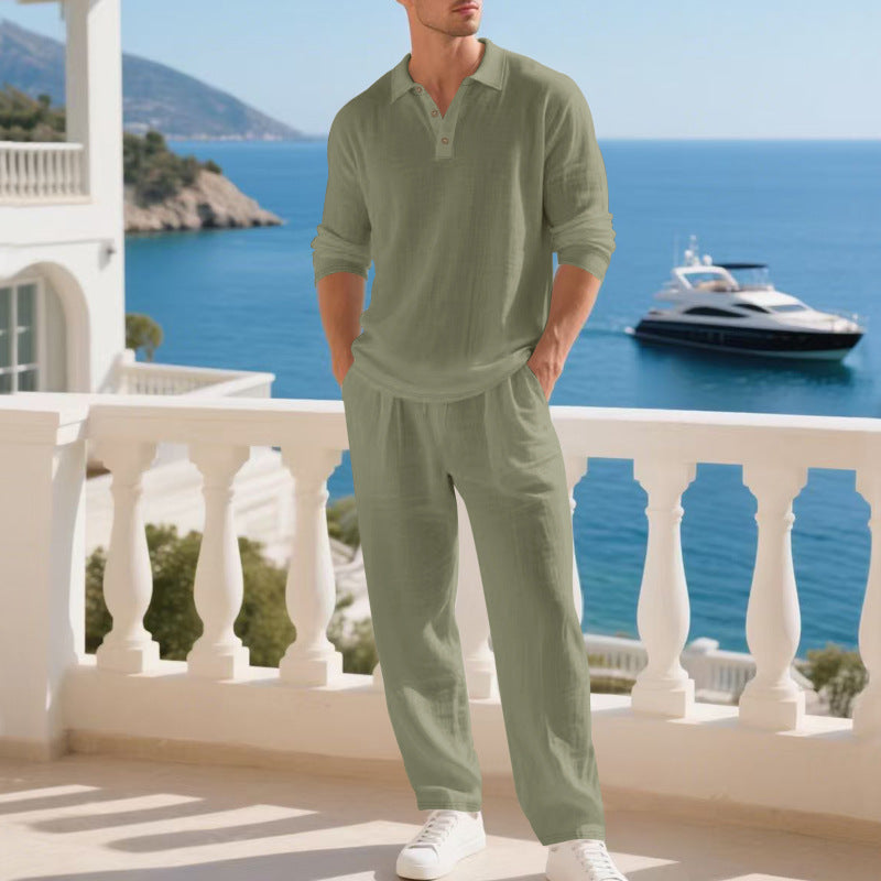Endy | Men's Leisure Suit – Comfortable, Stylish & Breathable Cotton Blend 8
