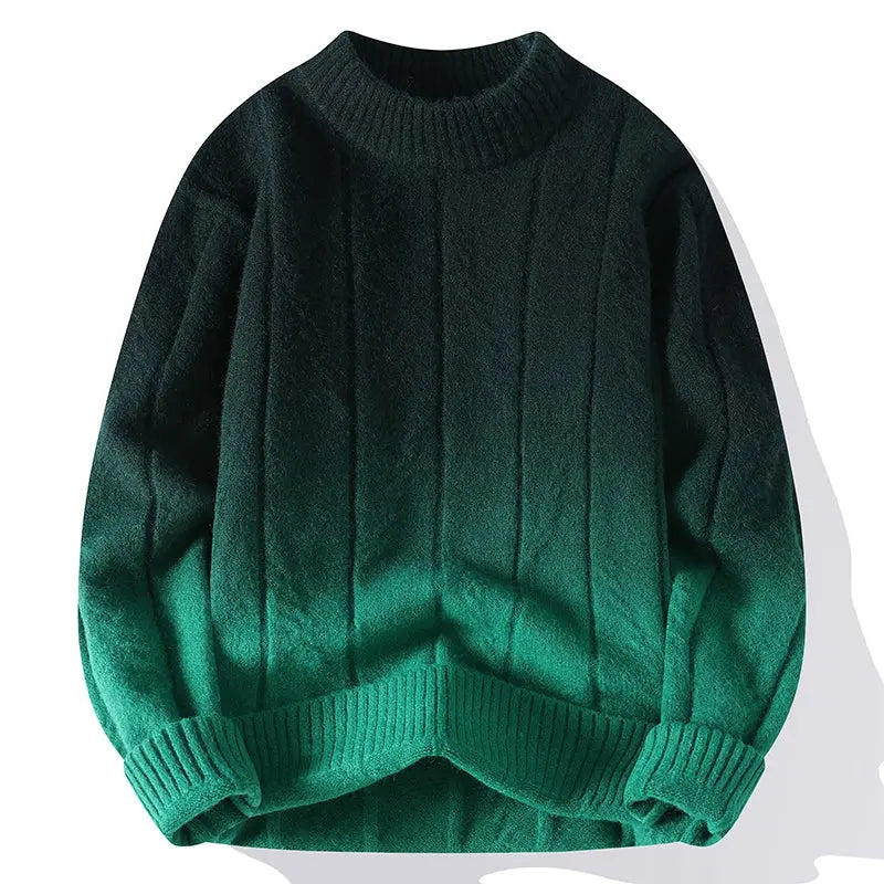 Pull en maille dégradée pour les hommes soucieux de leur style