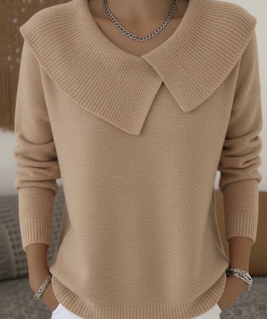 Jersey de punto acanalado para mujer