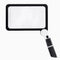 Full Page Handheld 5x Magnifying Glass with LED Light - 3 Modes for Reading & Seniors