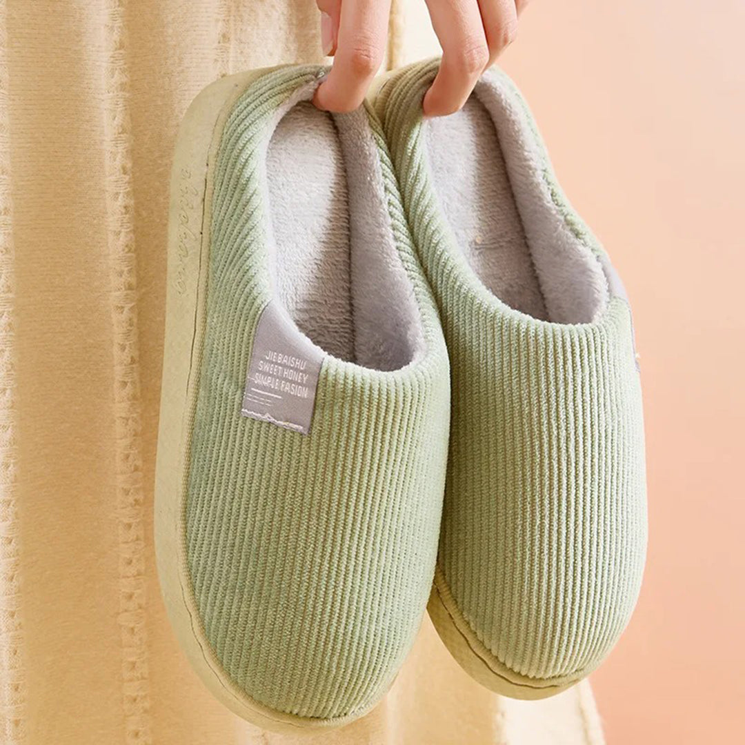 Zapatillas de invierno sin cordones para mujer | Con forro suave