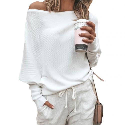 Jersey de mujer con escote a la espalda