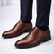 Zapatos Oxford para hombre | Zapatos de vestir formales con cordones, puntera puntiaguda y tacón bajo en bloque | Zapatos elegantes de oficina para hombre