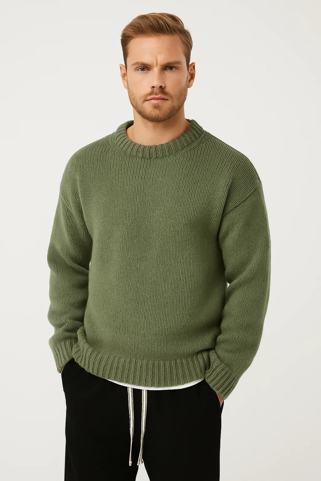 Crew Neck Sweater for Men - Image 3