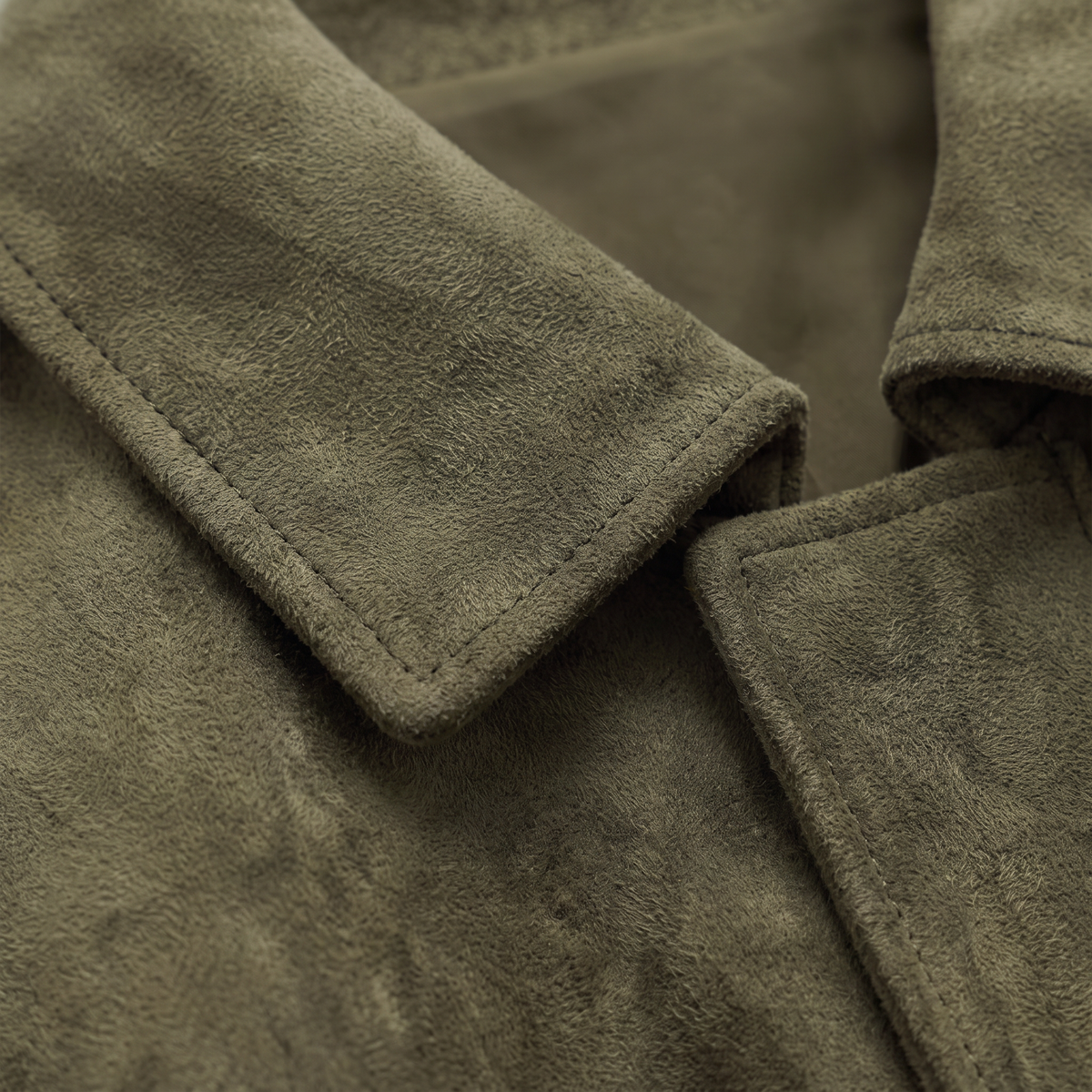 Women's Faux Suede Bomber Jacket | Oversized Collared Lightweight Jacket for Spring and Autumn Everyday Transitional Style