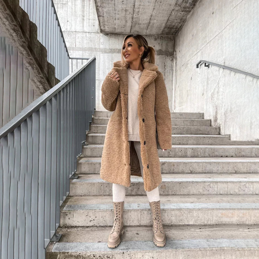 Teddy Long Coat for Women - Image 3