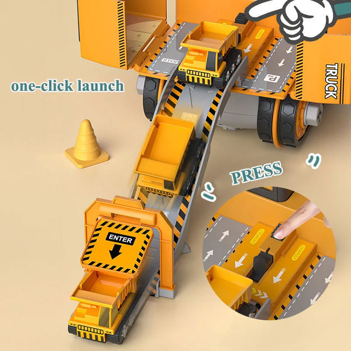 Set de construcción educativo de vehículos | Juguete STEM desmontable de más de 120 piezas para niños | Set de juego interactivo de ingeniería