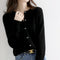 Women's Soft cashmere cardigan with button closure