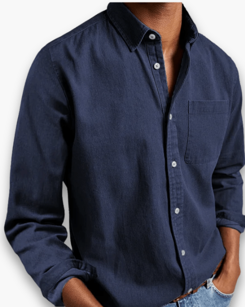 Camicia casual da uomo | Modello button-down dalla vestibilità comoda, ideale per tutti i giorni | Camicia classica da uomo dal taglio dritto e traspirante | Stile versatile