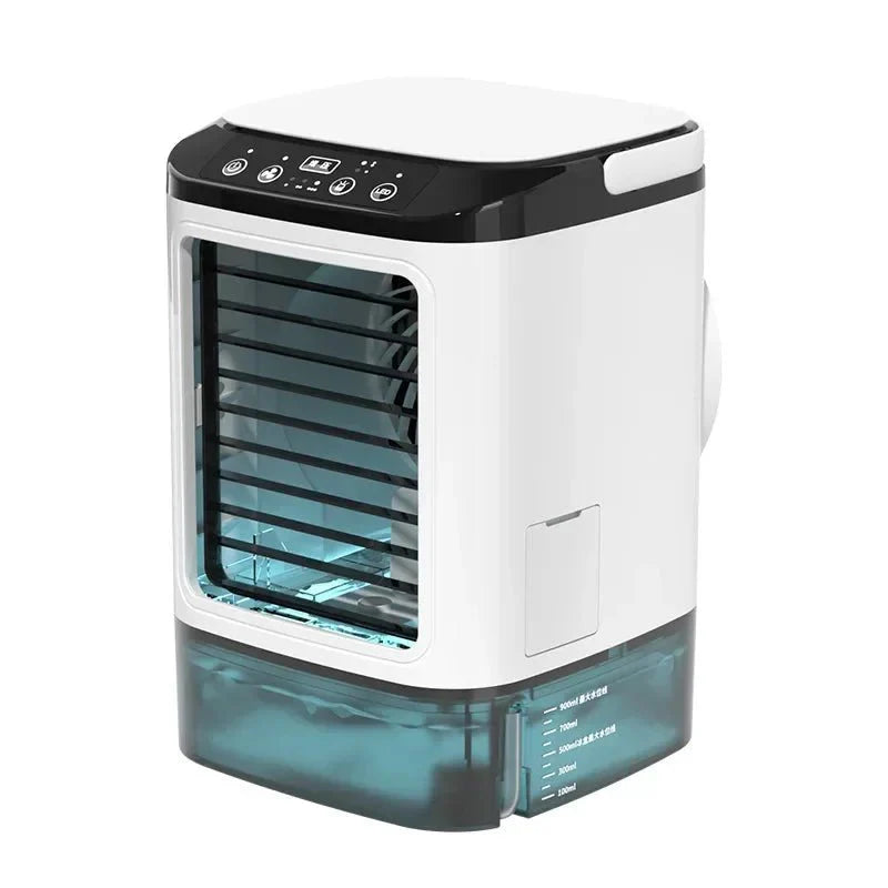 Kompakter Mini Ventilator USB mit Dual Spray und Nachtlicht – 3 Geschwindigkeitsstufen 6