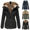 Chaqueta con capucha para mujer