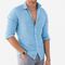 Men's Linen Long Sleeve Shirt | Relaxed Fit