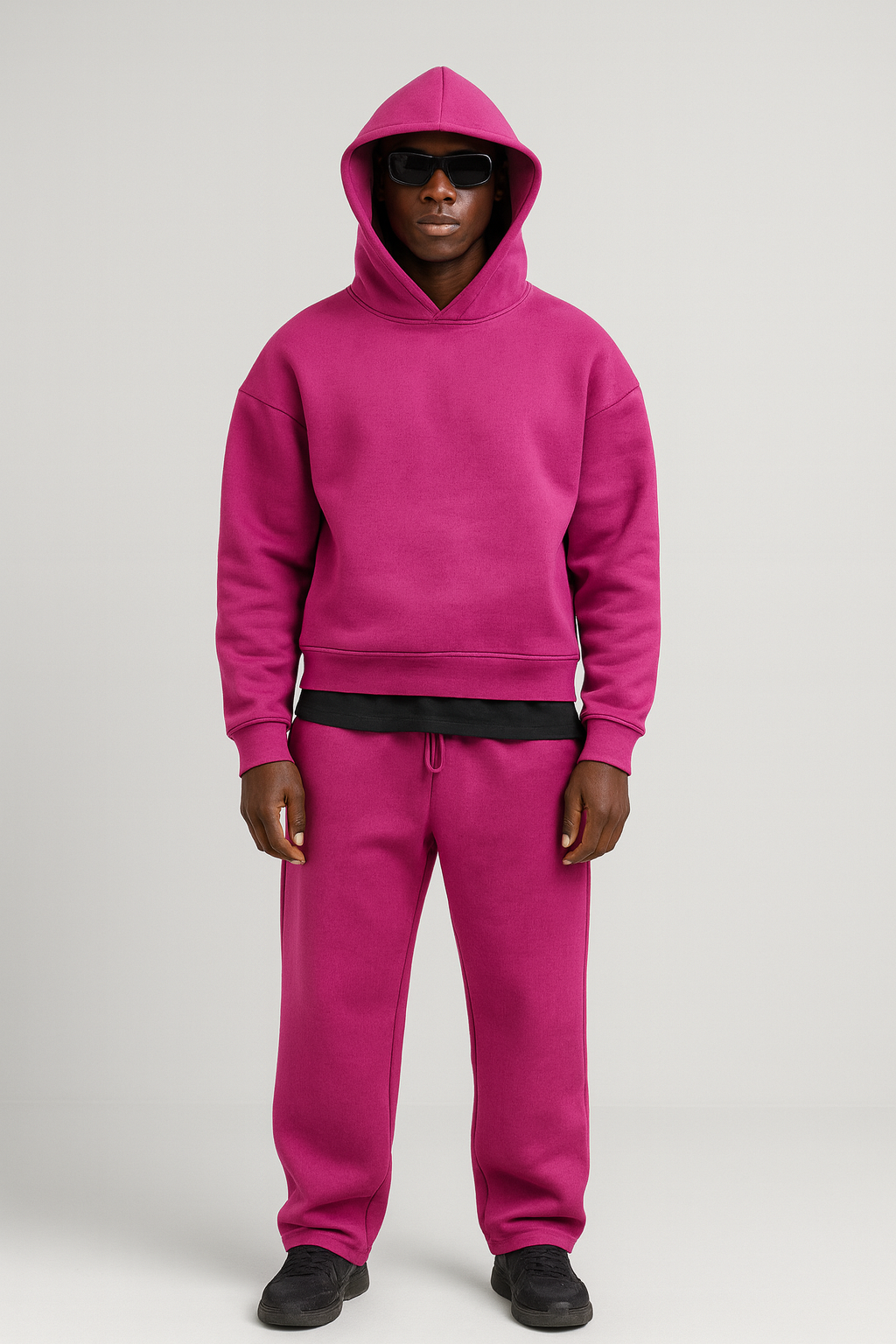 Lumos Herren Zweiteiliges Set – Bequemer Kapuzenpullover und Jogginghose für Entspannte Tage 3
