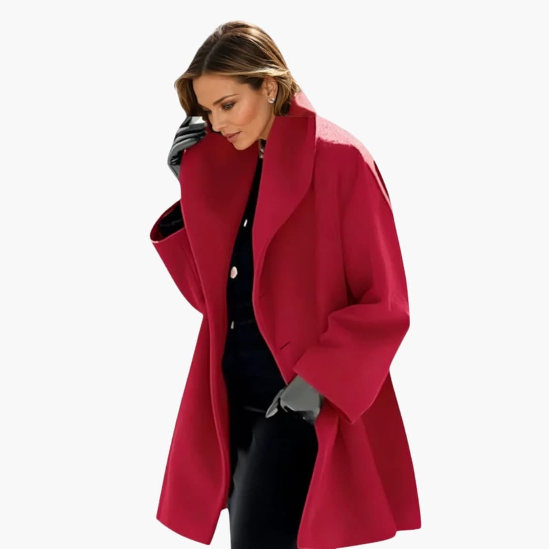 Oversized Cocoon Coat for Women - Image 6