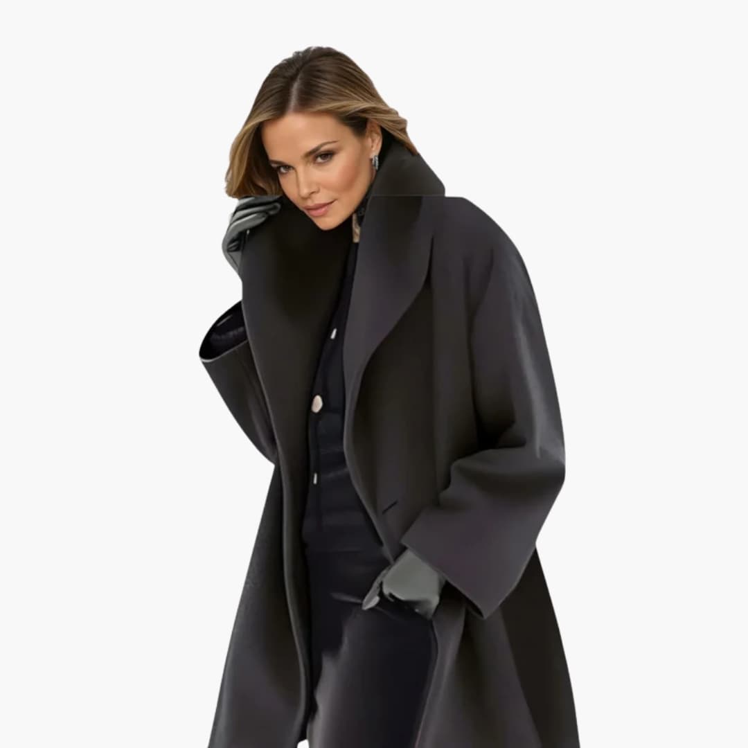 Oversized Cocoon Coat for Women - Image 8