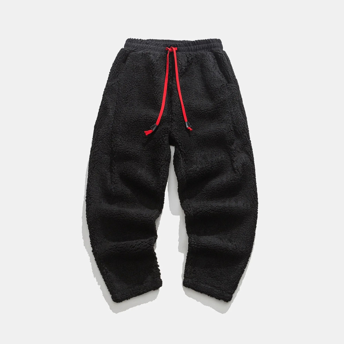 Men's Fleece Sweatpants for Lounging with Relaxed Fit 3
