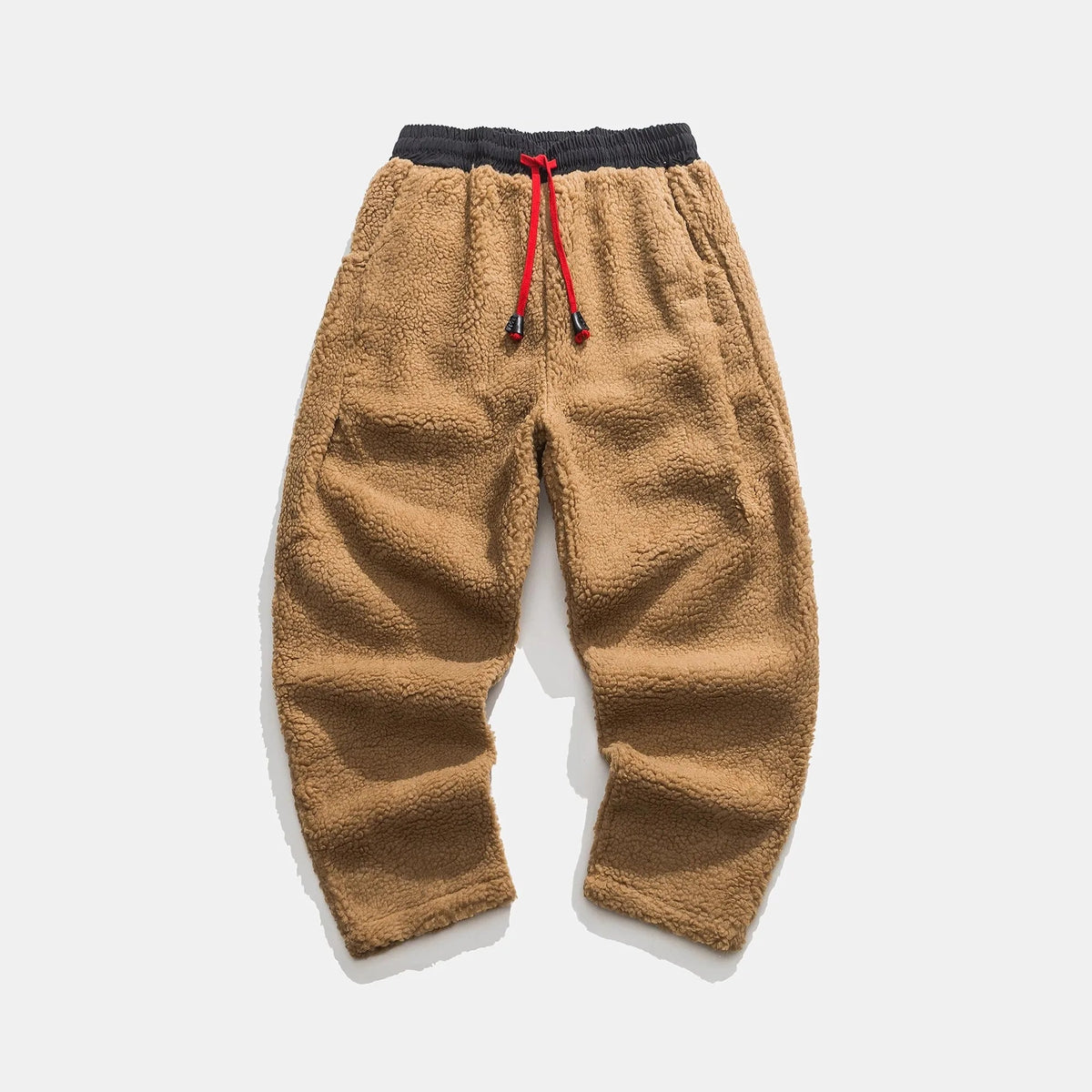 Men's Fleece Sweatpants for Lounging with Relaxed Fit 5