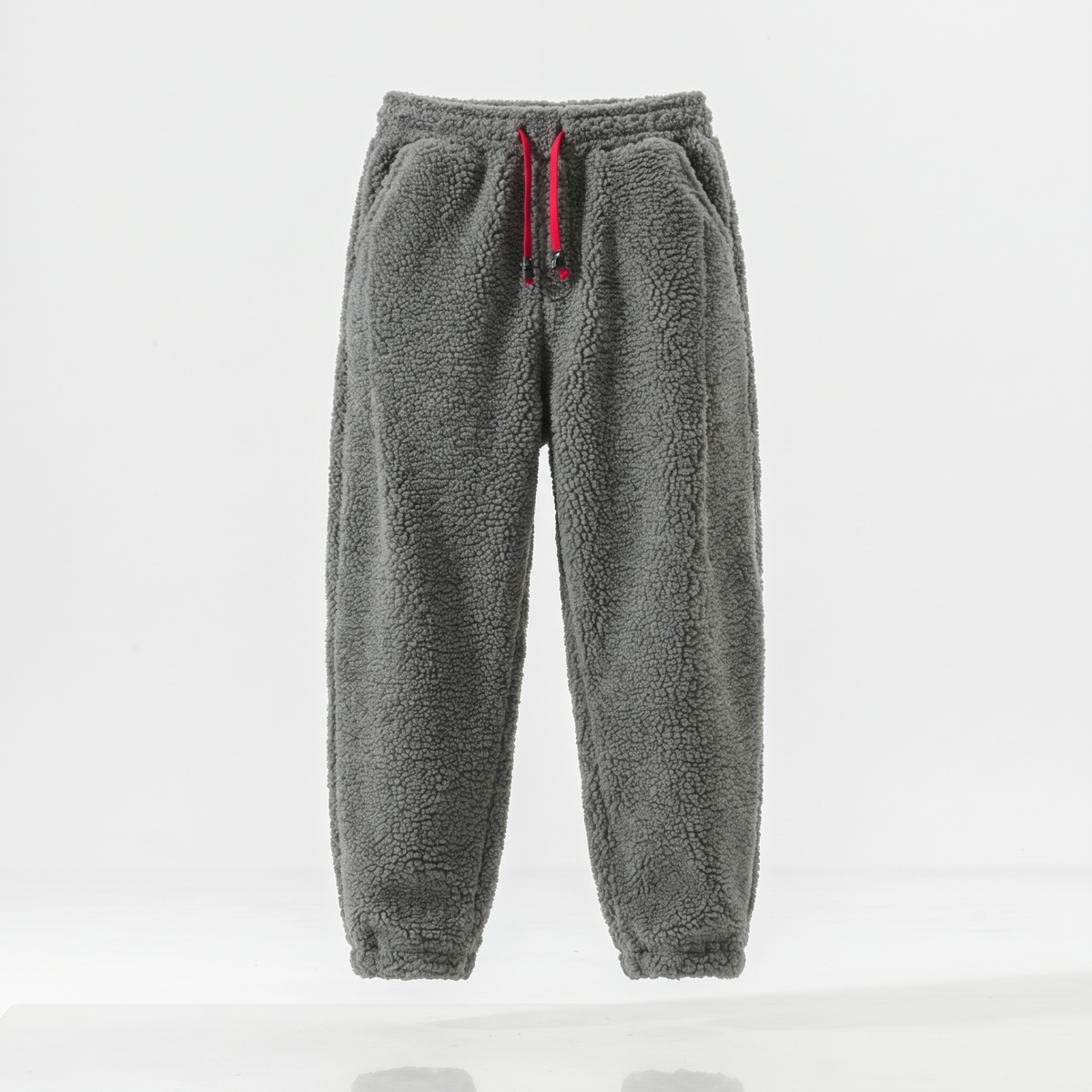 Men's Fleece Sweatpants for Lounging with Relaxed Fit 7