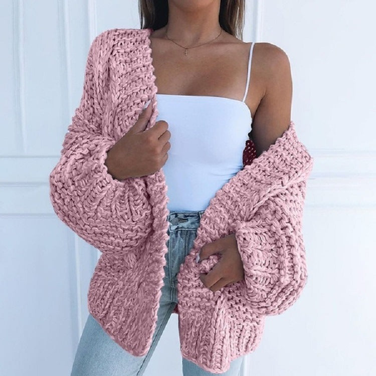 Women's Annahi Wool-Blend Cardigan - Κομψή πλεκτή ζακέτα για γυναίκες