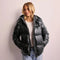 Piumino con cappuccio da donna