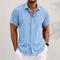 Men's Breathable Long Sleeve Shirt | Lightweight Button Down Casual Shirt for Everyday Wear | Classic Collar Summer Top
