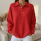 Polo en maille douce pour femme