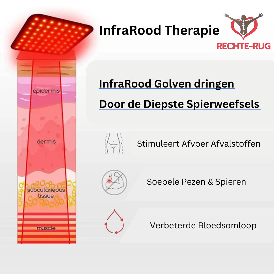Infravörös hő - hát alsó része
