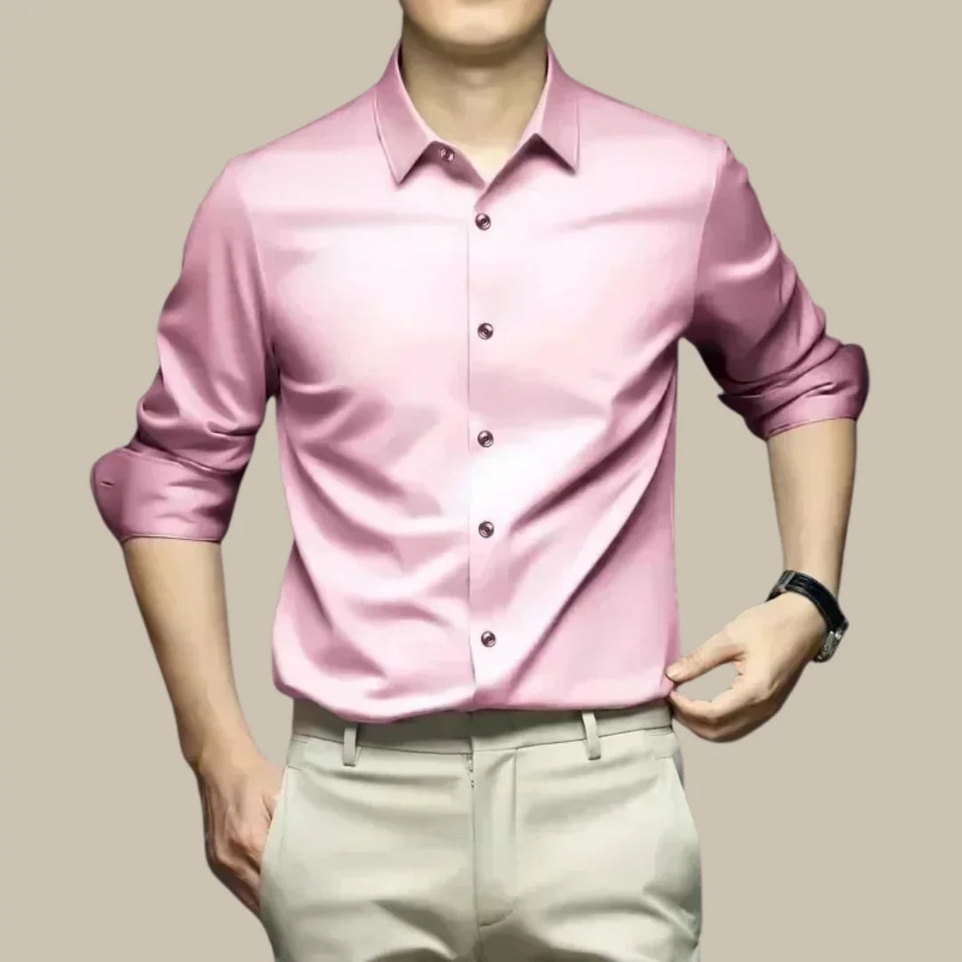 Men’s Silk Dress Shirt