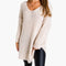 Vestito oversize con scollo a V per donna