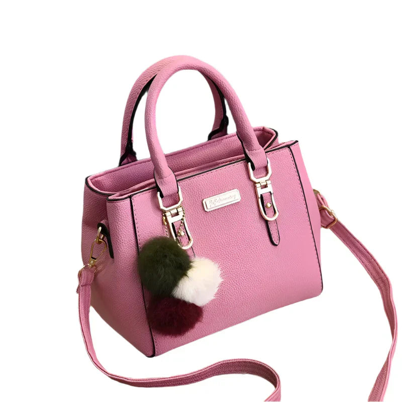 Borsa a tracolla vegana in similpelle PU con struttura rigida