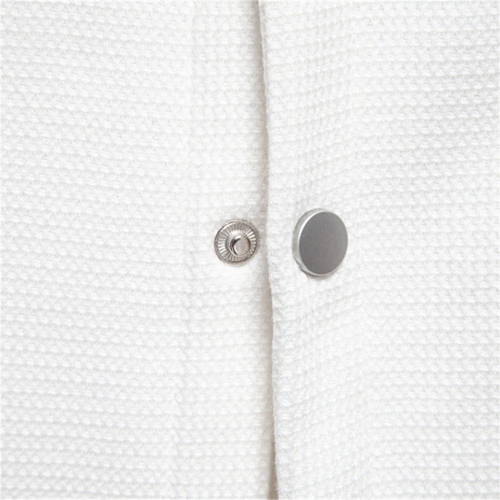 Veste d'hiver pour homme | Doublée de polaire épaisse | Col montant à boutons