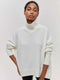 Pulover supradimensionat cu guler Turtleneck pentru femei