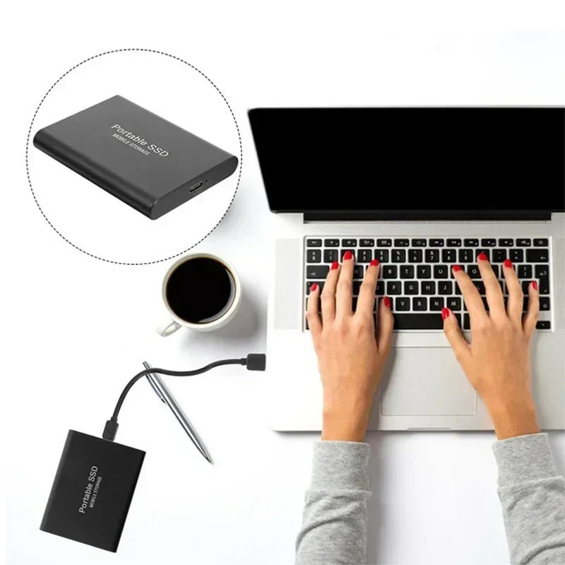 Hordozható külső SSD Superfast | Mobil tároló | Gyors tároló laptophoz és PC-hez - SpeedFast