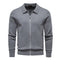 Chaqueta clásica para hombre | Cuello alto con cremallera | Estilo informal de invierno