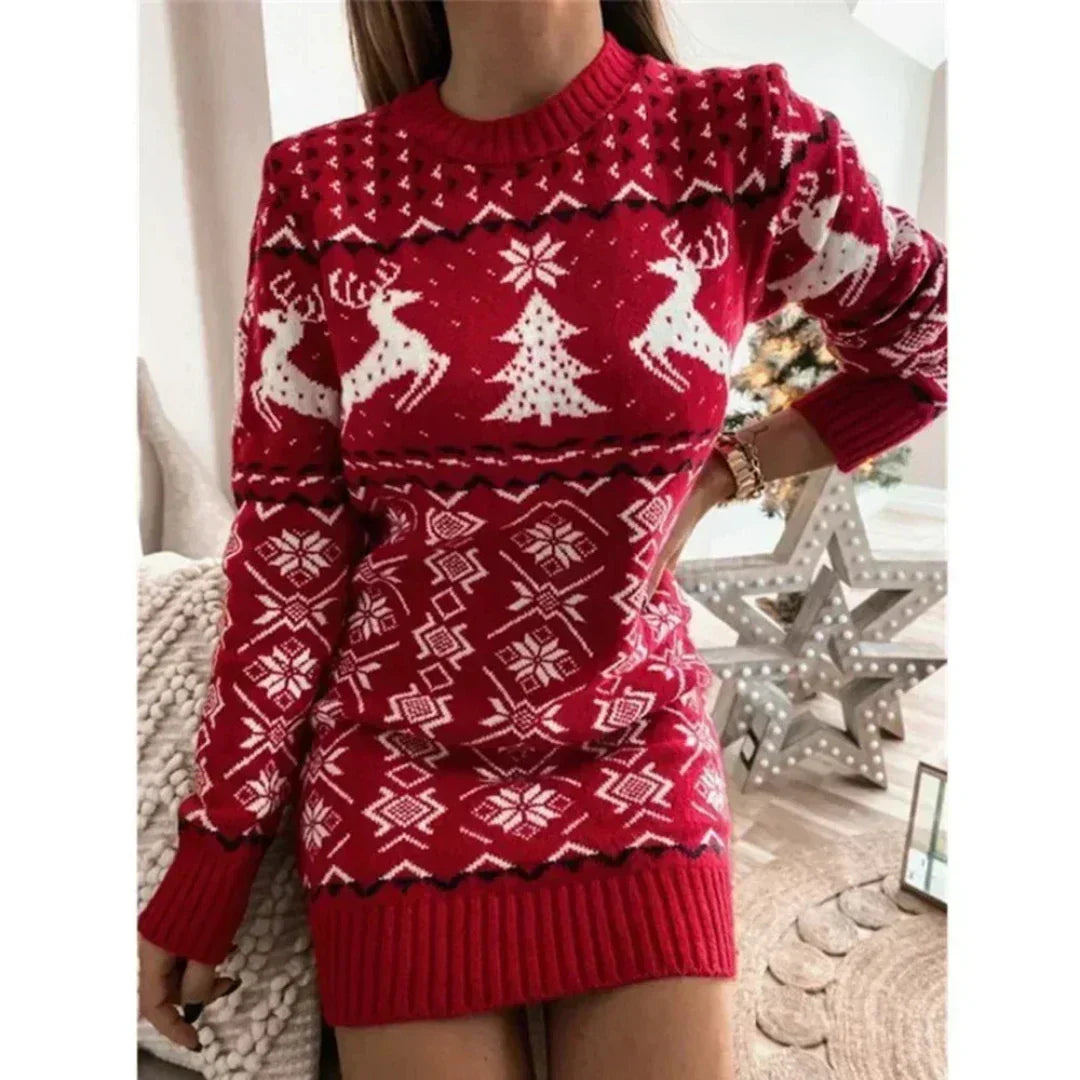 Vestido de Navidad de punto para mujer | Cálido, festivo y maravillosamente cómodo