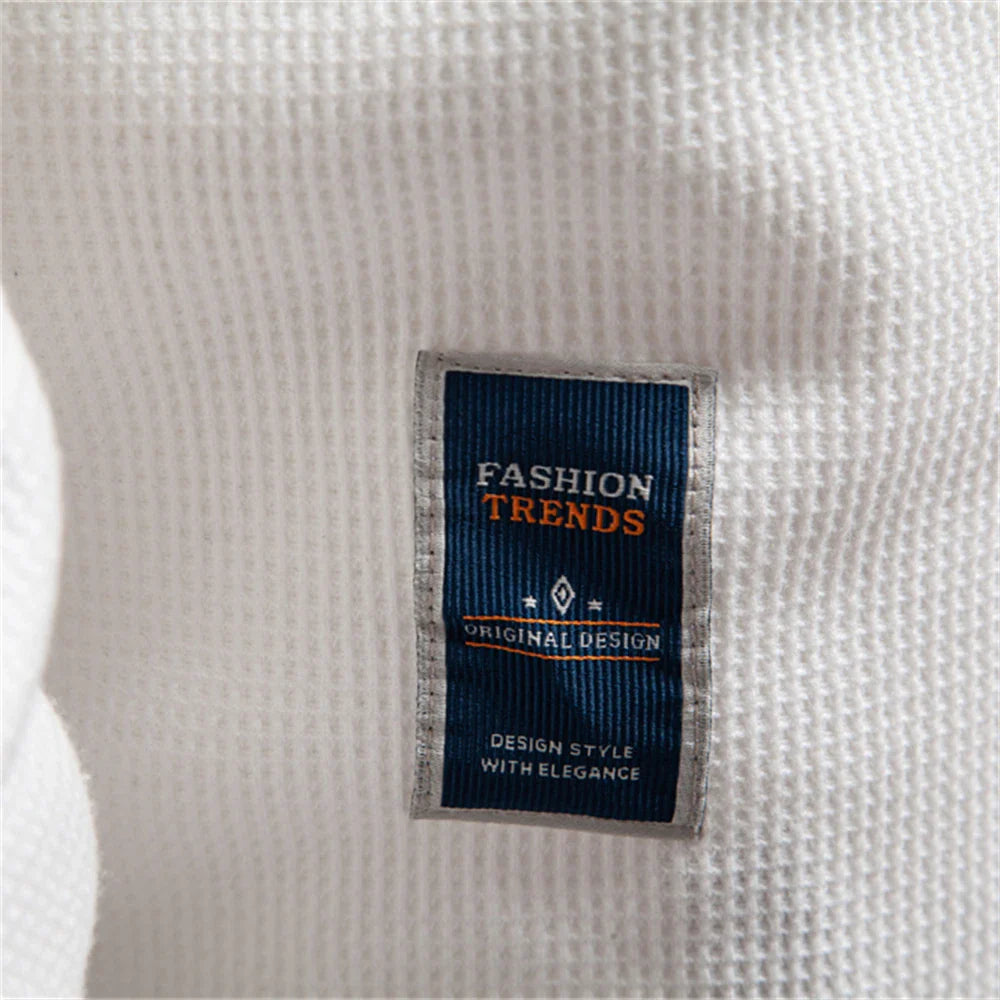 Veste d'hiver pour homme | Doublée de polaire épaisse | Col montant à boutons