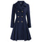 Grace Women's Coat | Stylish A-line peacoat in wool