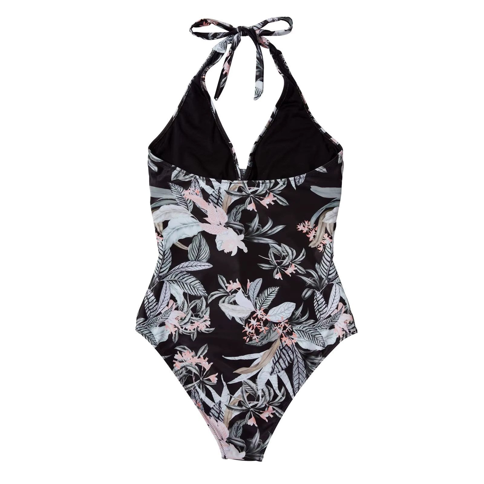 High Waisted Bikini Set for Women with Push Up Top - Supportive Two Piece Swimsuit with Adjustable Lace Up Back and Tummy Control