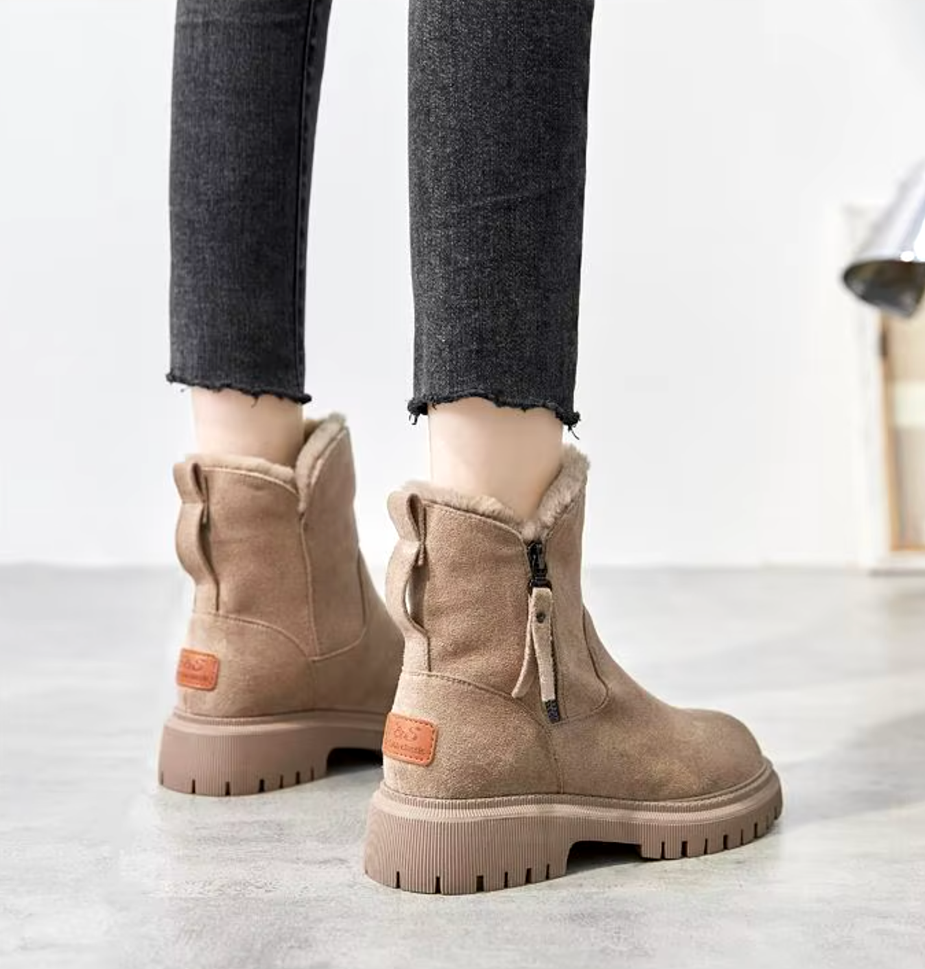 Lug Sole Ankle Boots for Women - Image 4