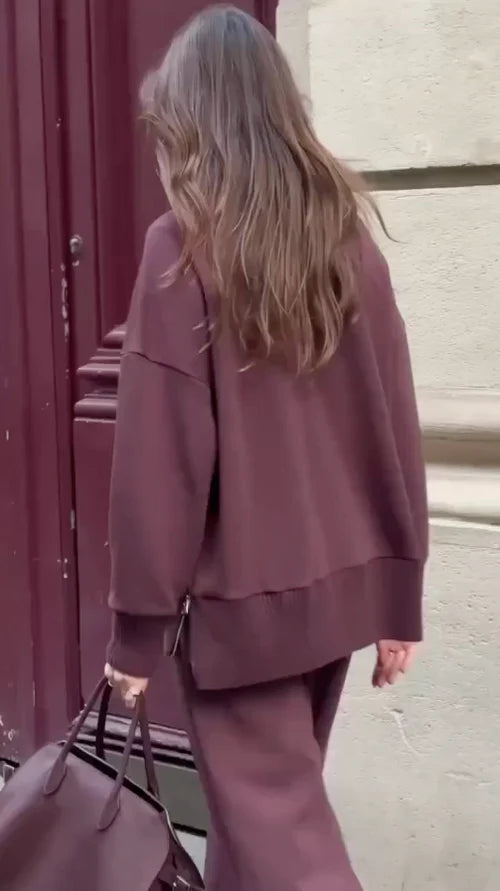 Ensemble de vêtements de détente Lina pour femmes - Le confort et l'élégance pour la maison