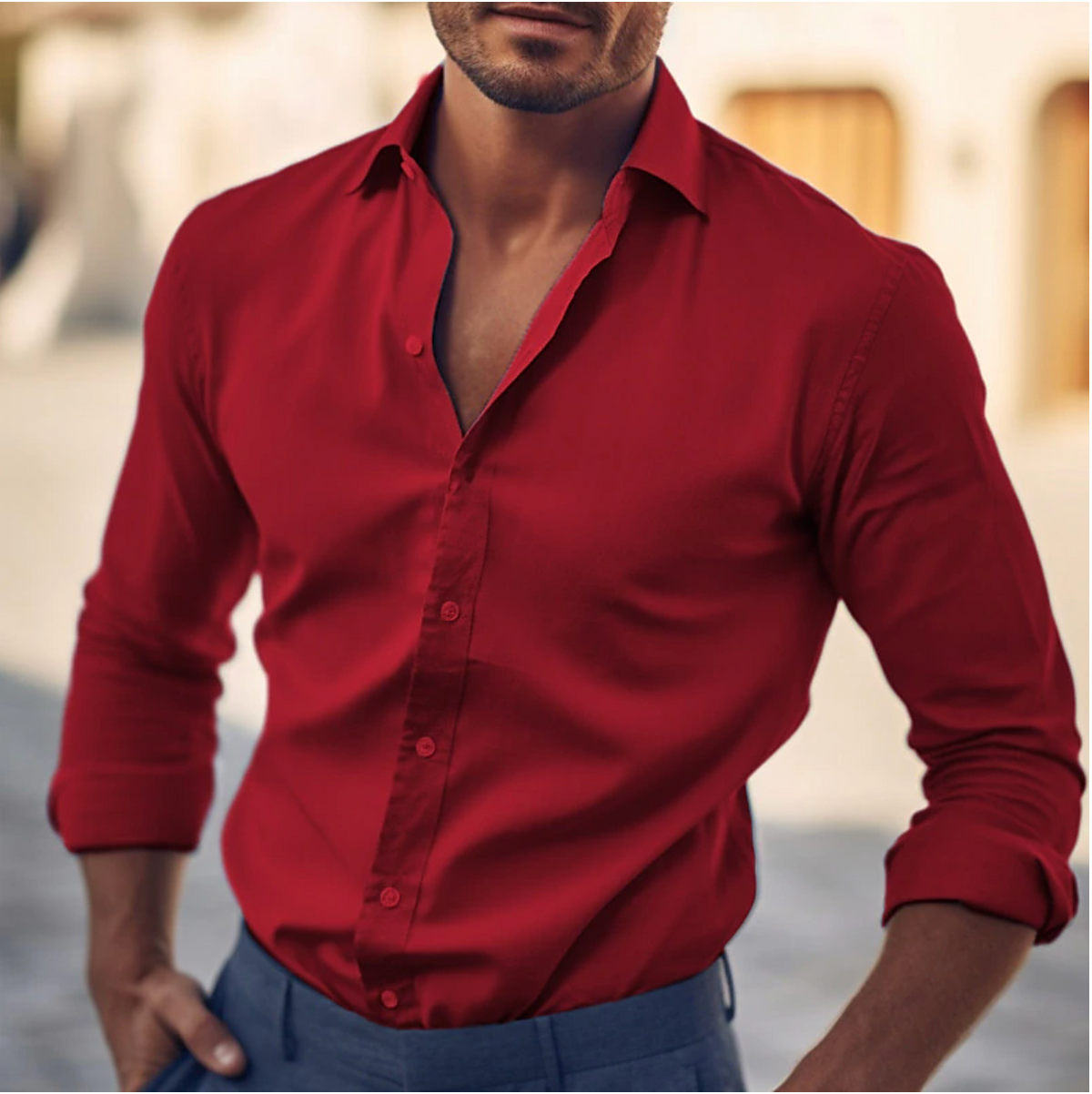 Elegant High-Quality Men's Shirt | Modern Flattering Fit