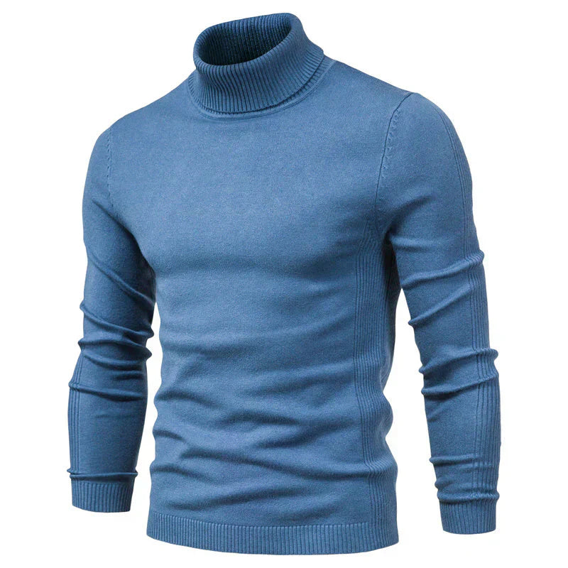 Slim Fit Turtleneck Sweater for Men - Image 6