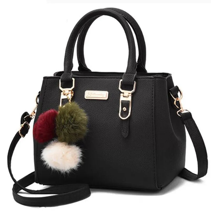 Borsa a tracolla vegana in similpelle PU con struttura rigida